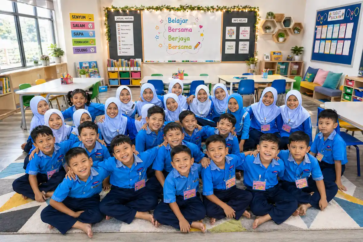baju uniform budak tabika kemas