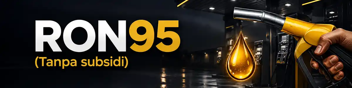 harga petrol ron95 tanpa subsidi terkini
