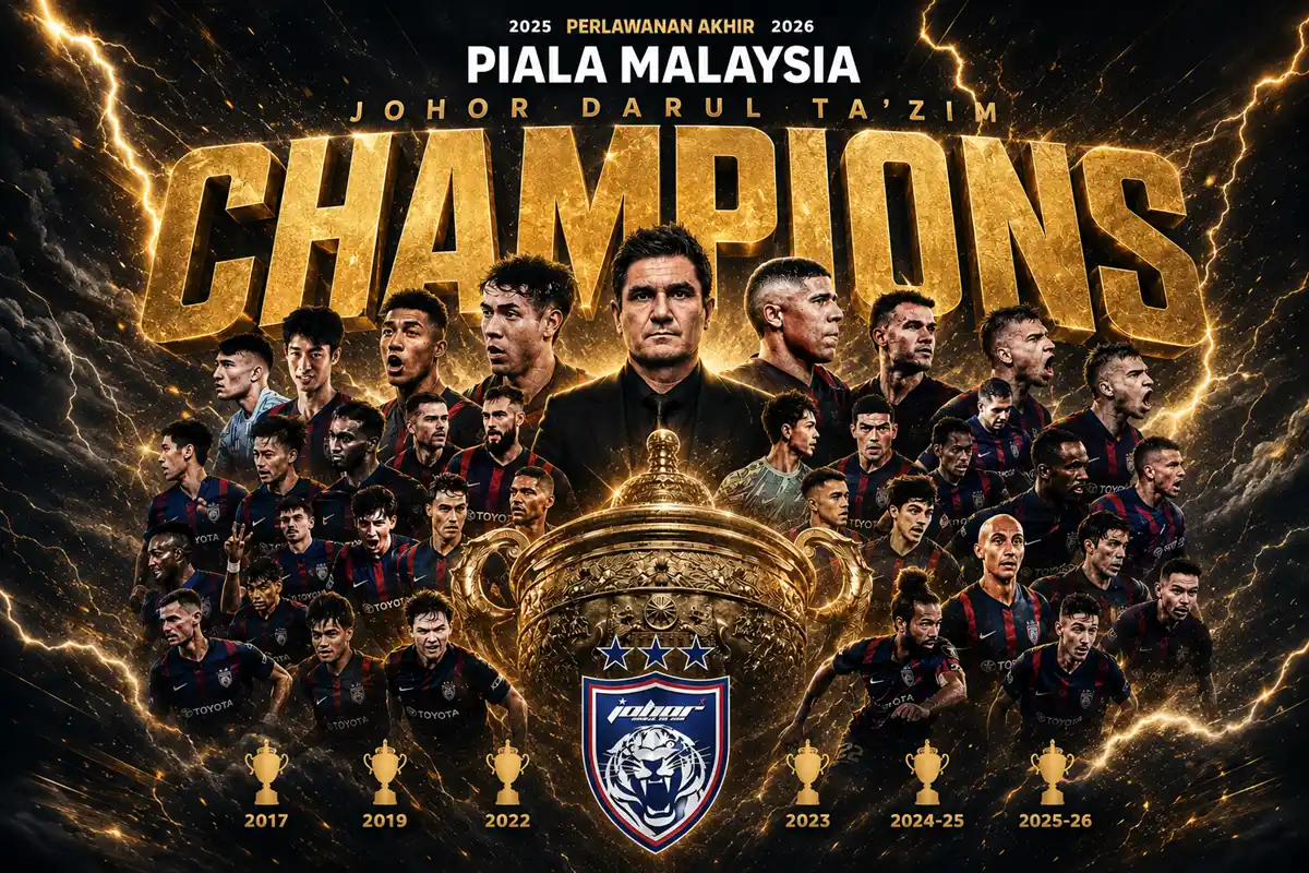 jdt juara piala malaysia 2026