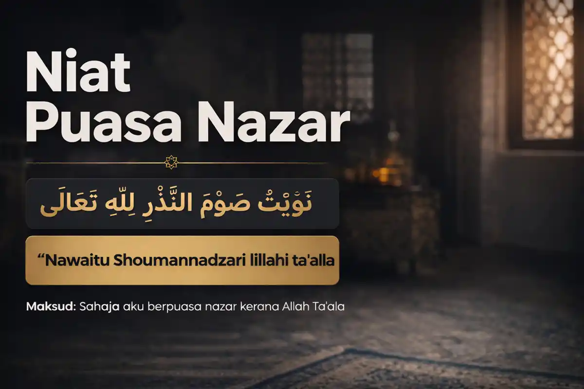 lafaz niat puasa sunat nazar