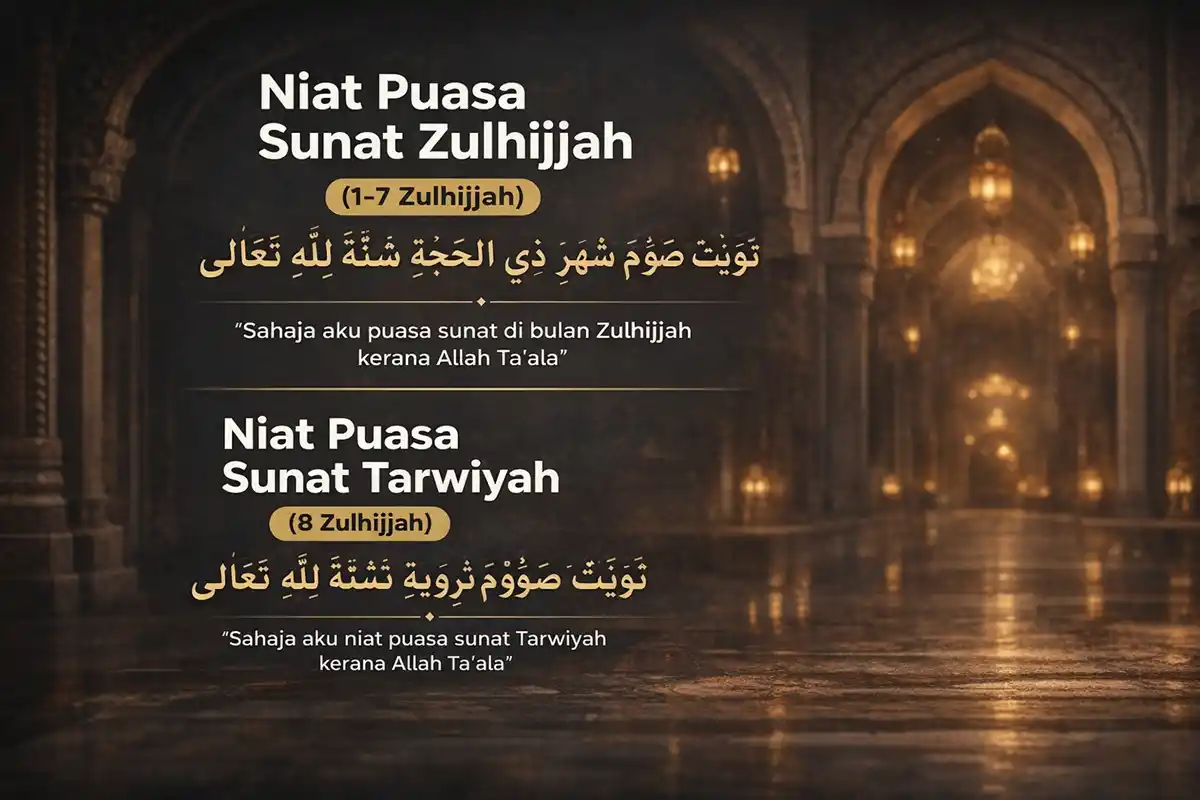lafaz niat puasa sunat zulhijjah