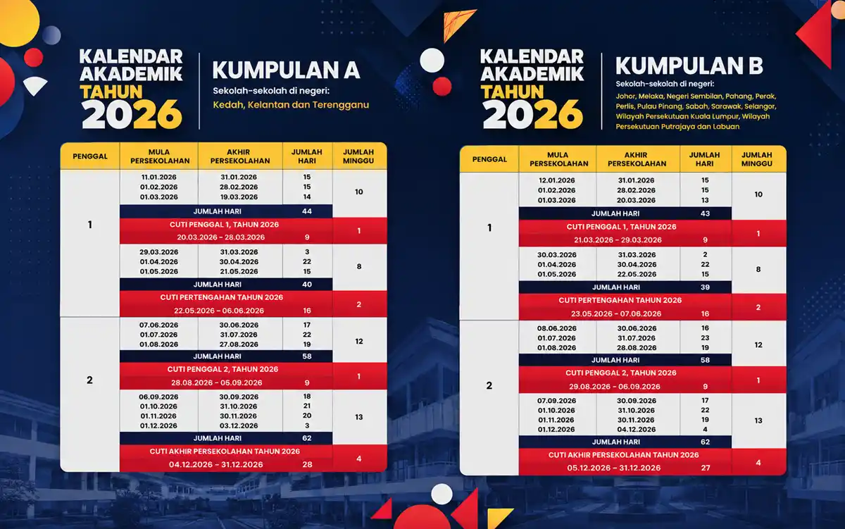 takwim sekolah 2026