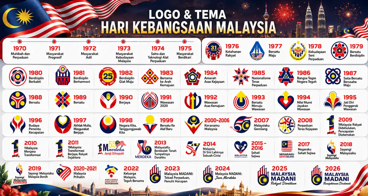 koleksi logo merdeka 1970 2026