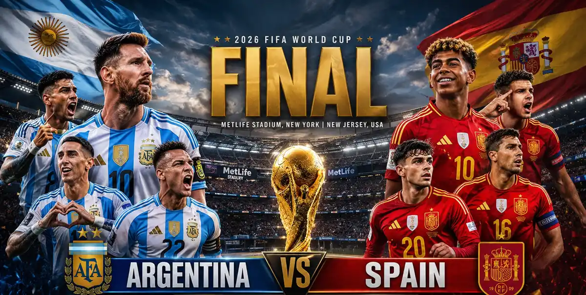 live argentina vs spain final piala dunia 2026