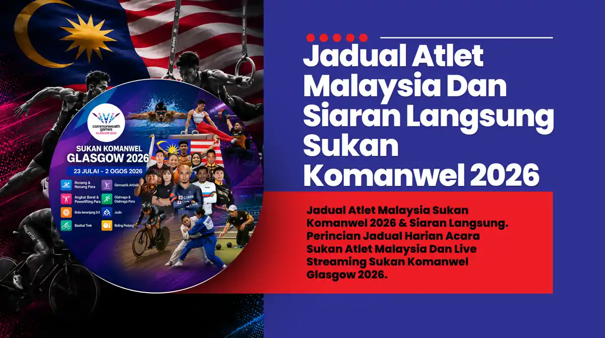 live sukan komanwel jadual atlet malaysia