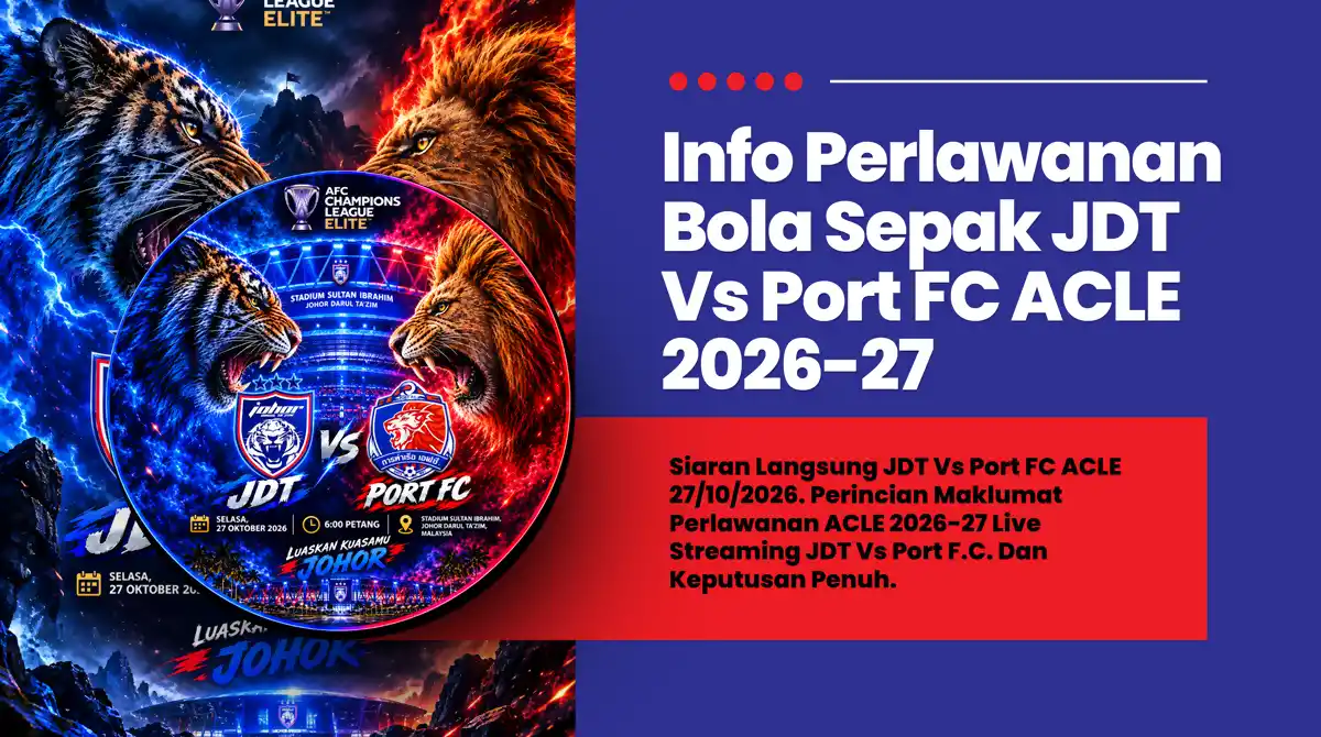 live streaming jdt vs port fc acle 2026